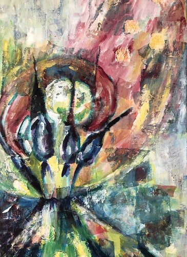 Rising Up by Gita Kalishoek, Painting for Sale on Select