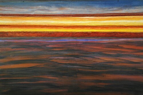 Horizon II by Gita Kalishoek, Painting for Sale on Select