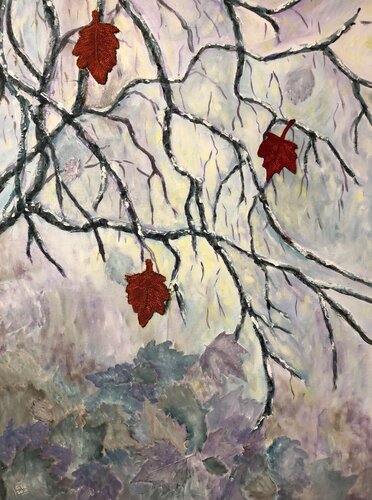 Lonely in winter by Gita Kalishoek, Painting for Sale on Select