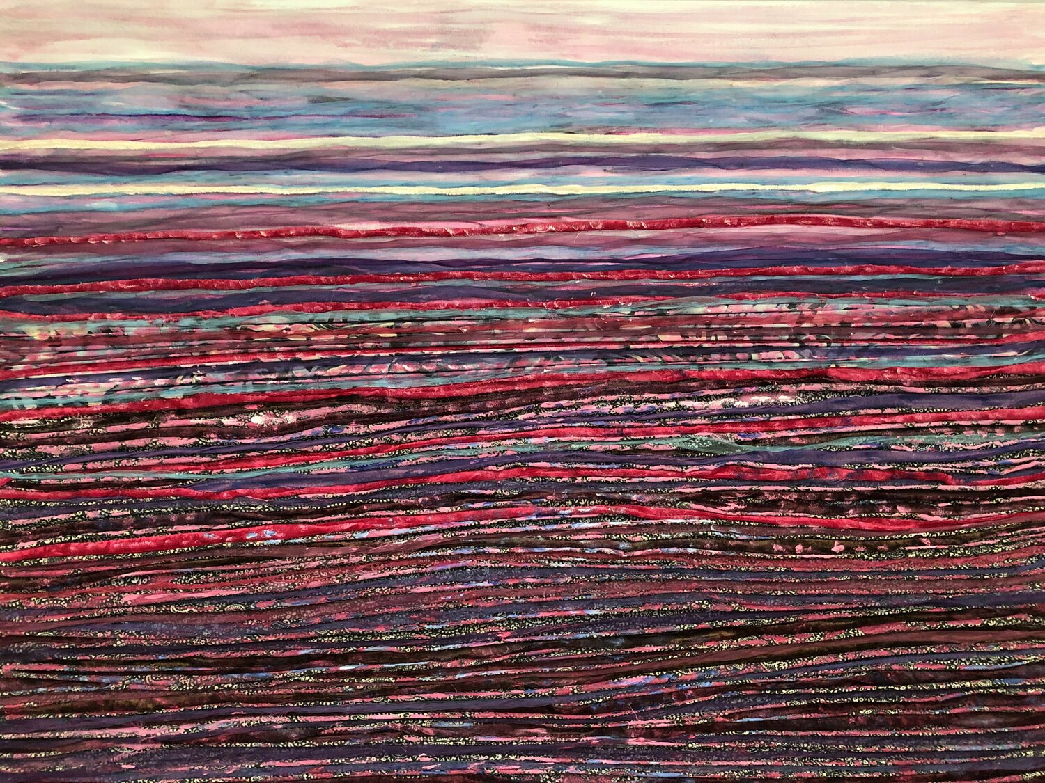 Pink view Gita Kalishoek Original painting for sale