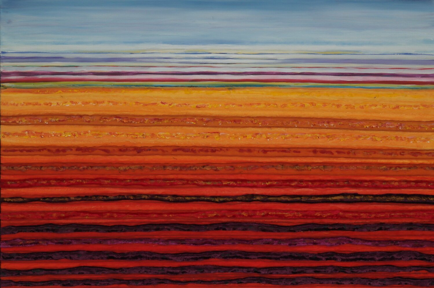 Bulb field Gita Kalishoek Original painting for sale
