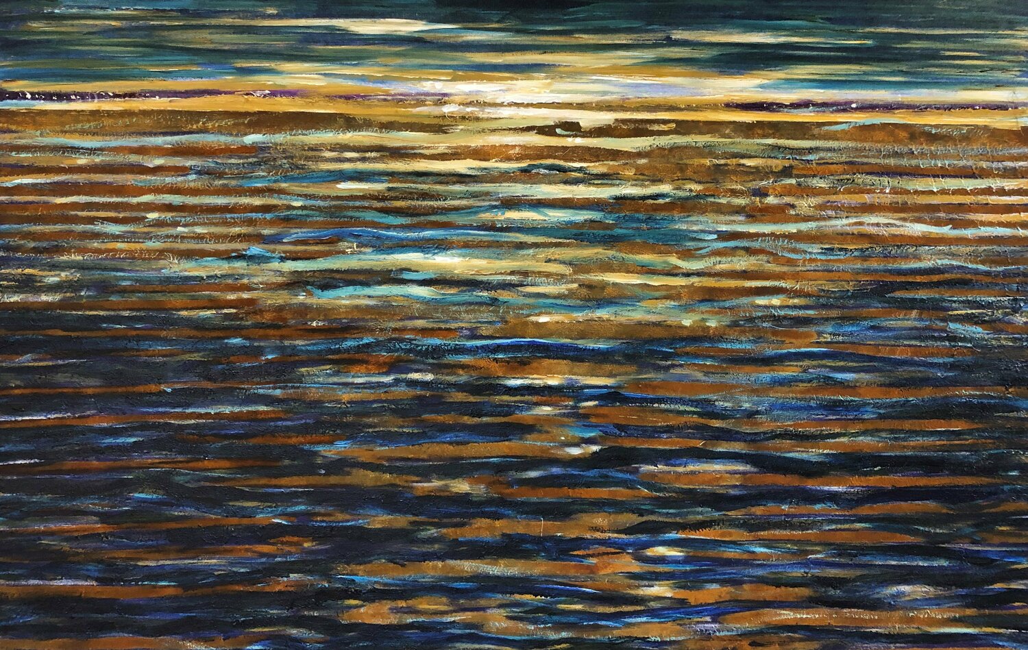 Evening sun Gita Kalishoek Original painting for sale