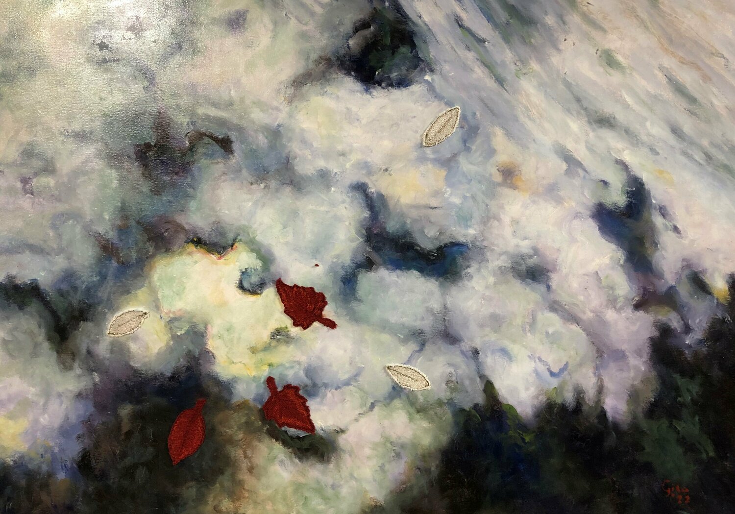 Reflection III Gita Kalishoek Original painting for sale