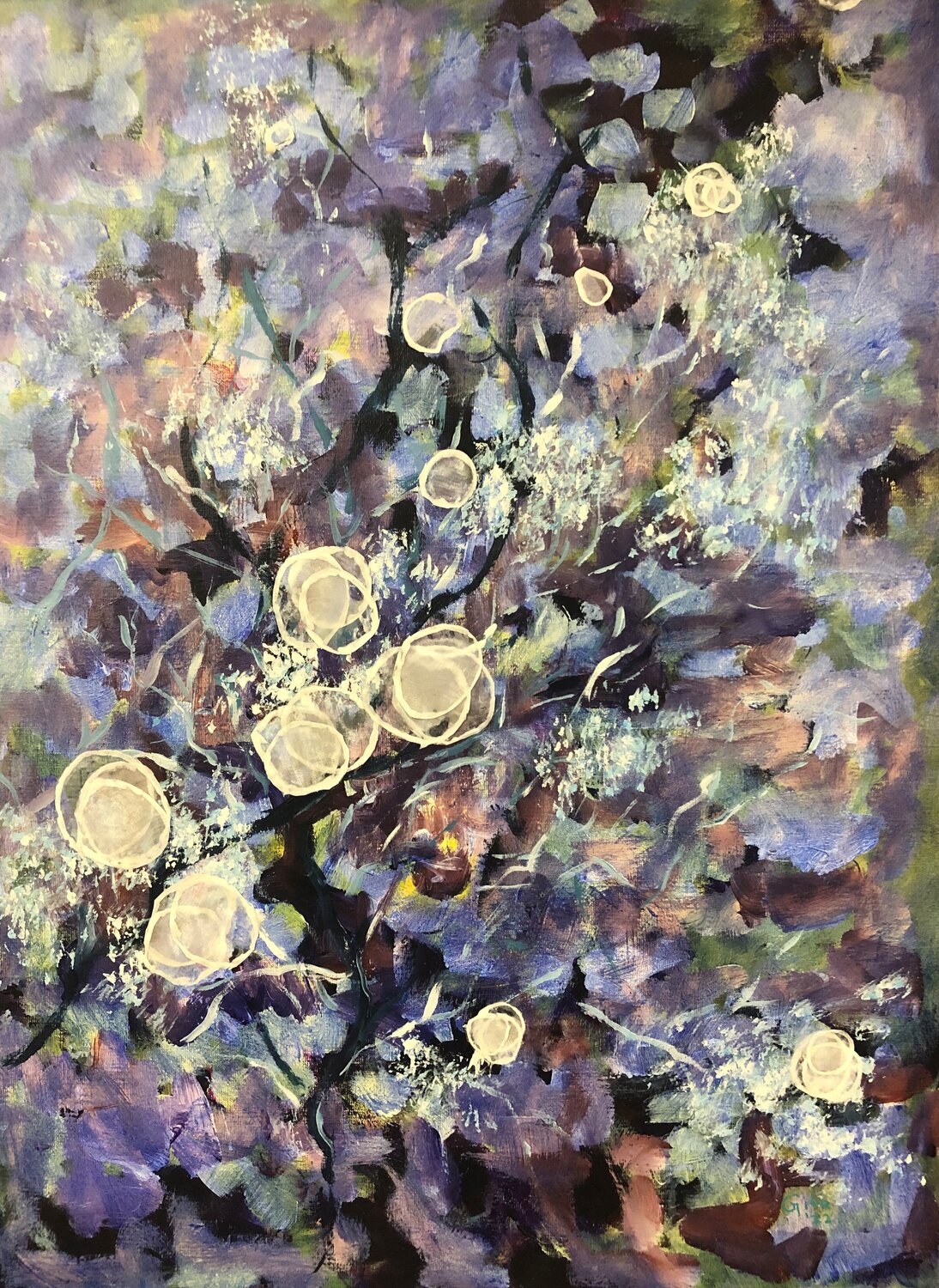 Abstract II Gita Kalishoek Original painting for sale