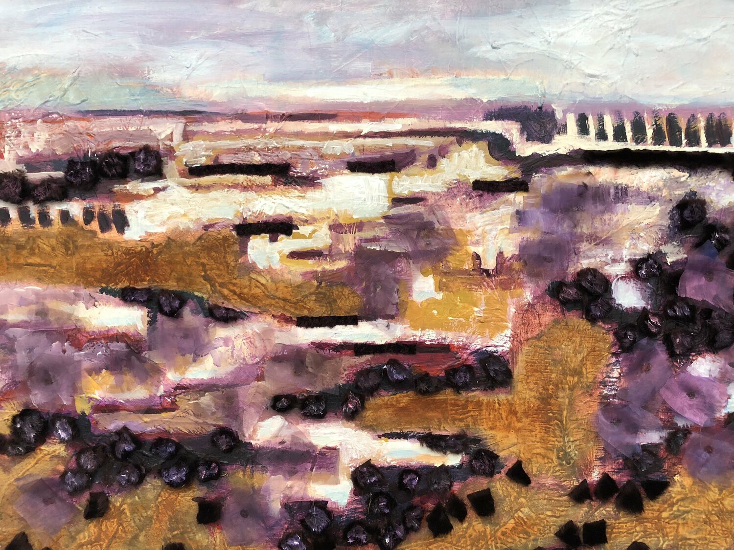 Abstract landscape Gita Kalishoek Original painting for sale