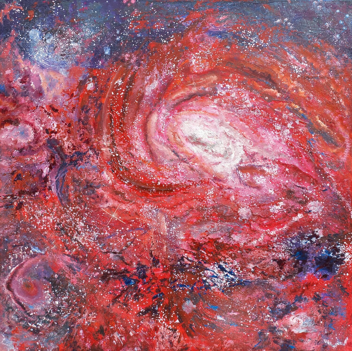 NEBULEUSE INTERIEURE Yves Weiler Original painting for sale