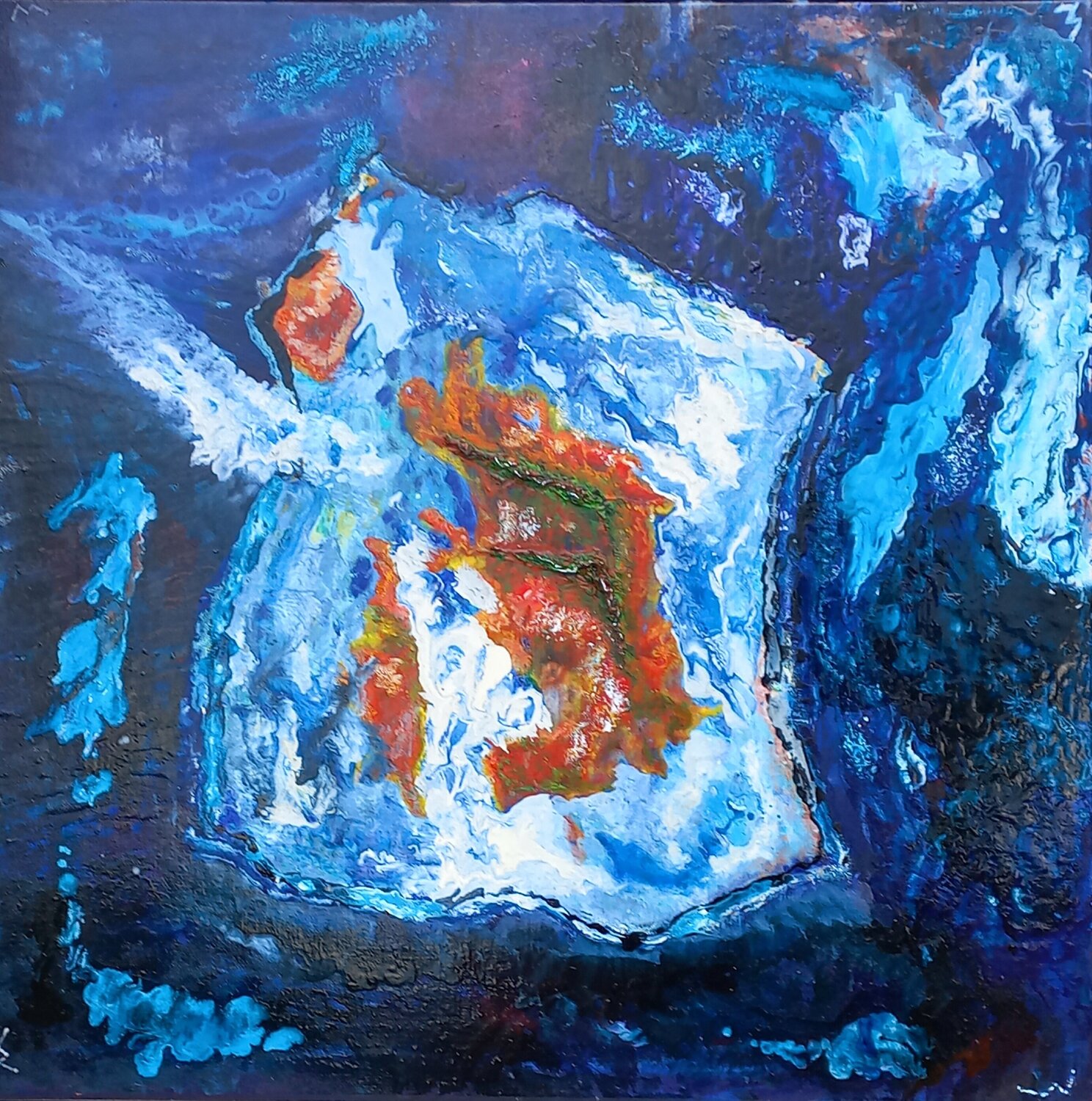 BORA BORA Yves Weiler Original painting for sale