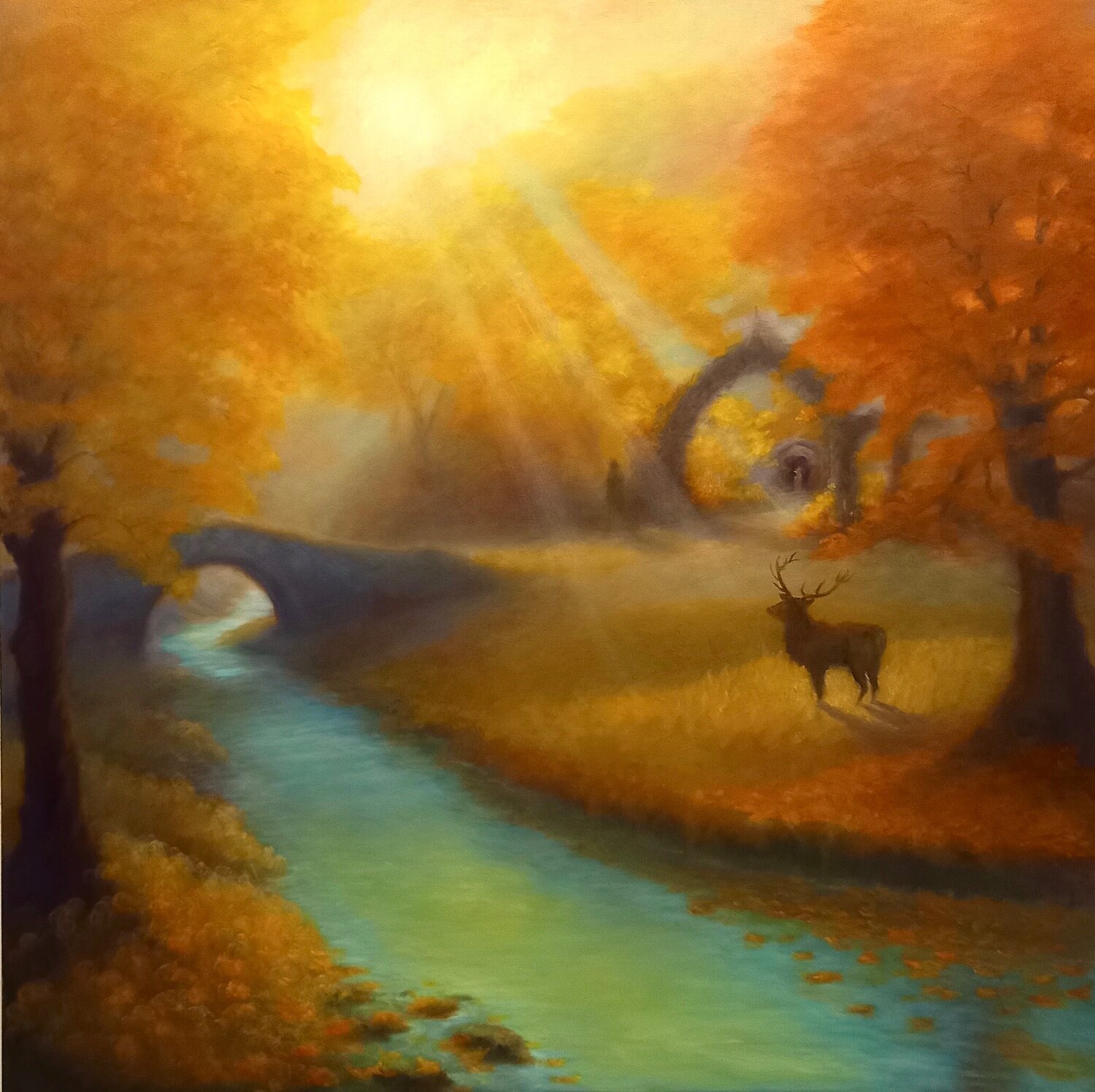 Orphic Portal Lee Campbell Original painting for sale
