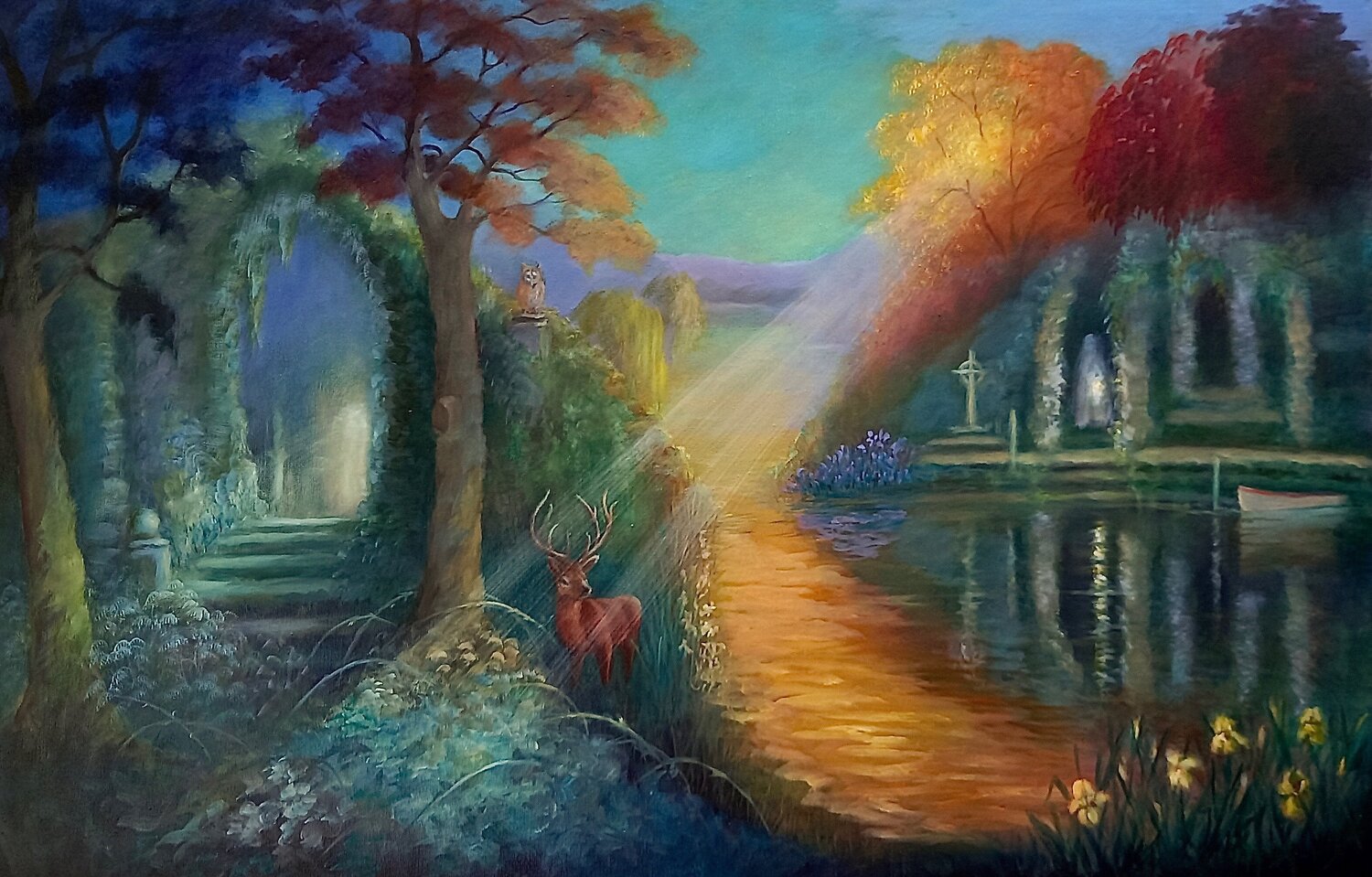 The Awakening Lee Campbell Originalgemälde zu verkaufen