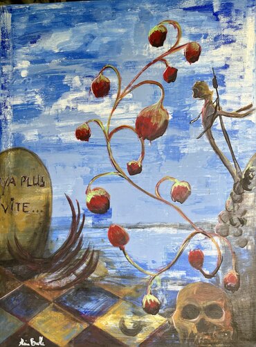 L’Éternité n’est pas pressée by Alain Bulle, Painting for Sale on Select
