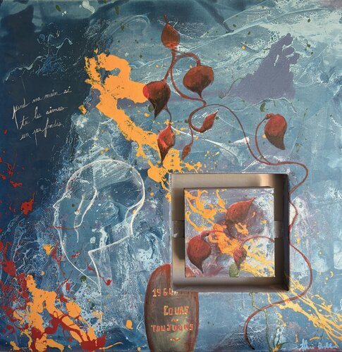 Cours toujours by Alain Bulle, Painting for Sale on Select