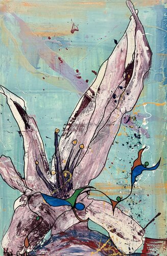Nid d'anges `2 by Alain Bulle, Painting for Sale on Select