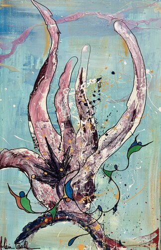 Nid d'anges 3 by Alain Bulle, Painting for Sale on Select