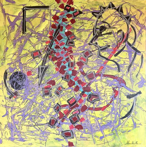 Punks aren t dead by Alain Bulle, Painting for Sale on Select