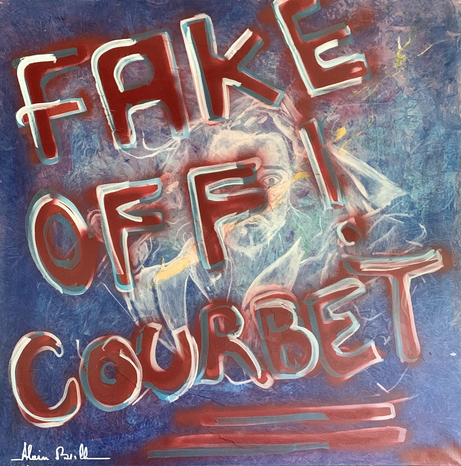 Courbet Alain Bulle Original painting for sale