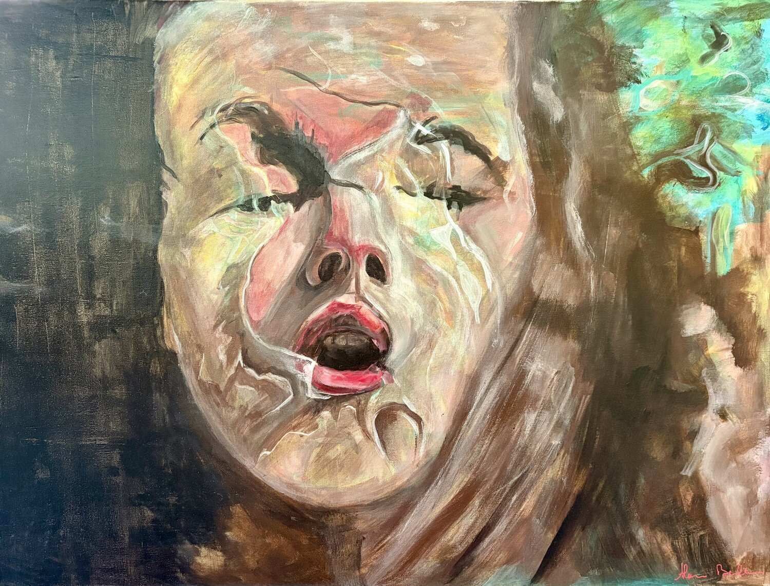 Fraicheur Alain Bulle Original painting for sale