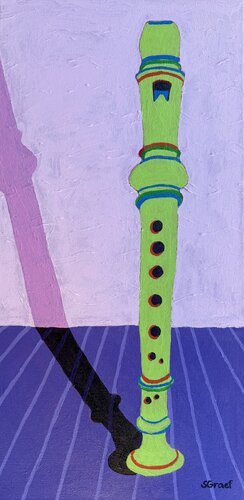 Recorder by Sue Graef, Painting for Sale on Select