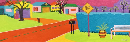 Dead End by Sue Graef, Painting for Sale on Select