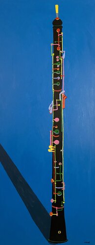The Oboe by Sue Graef, Painting for Sale on Select