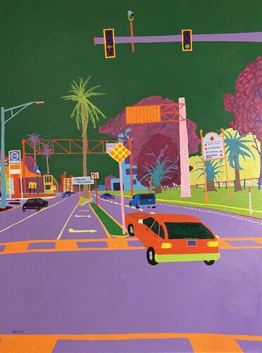 Left Turn by Sue Graef, Painting for Sale on Select