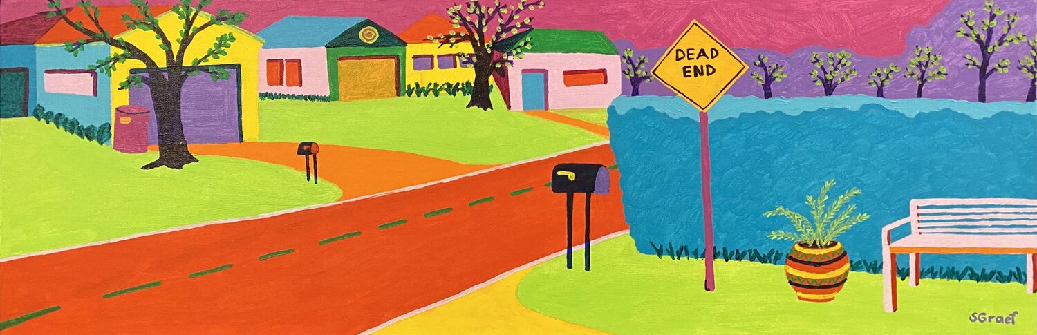 Dead End Sue Graef Original painting for sale
