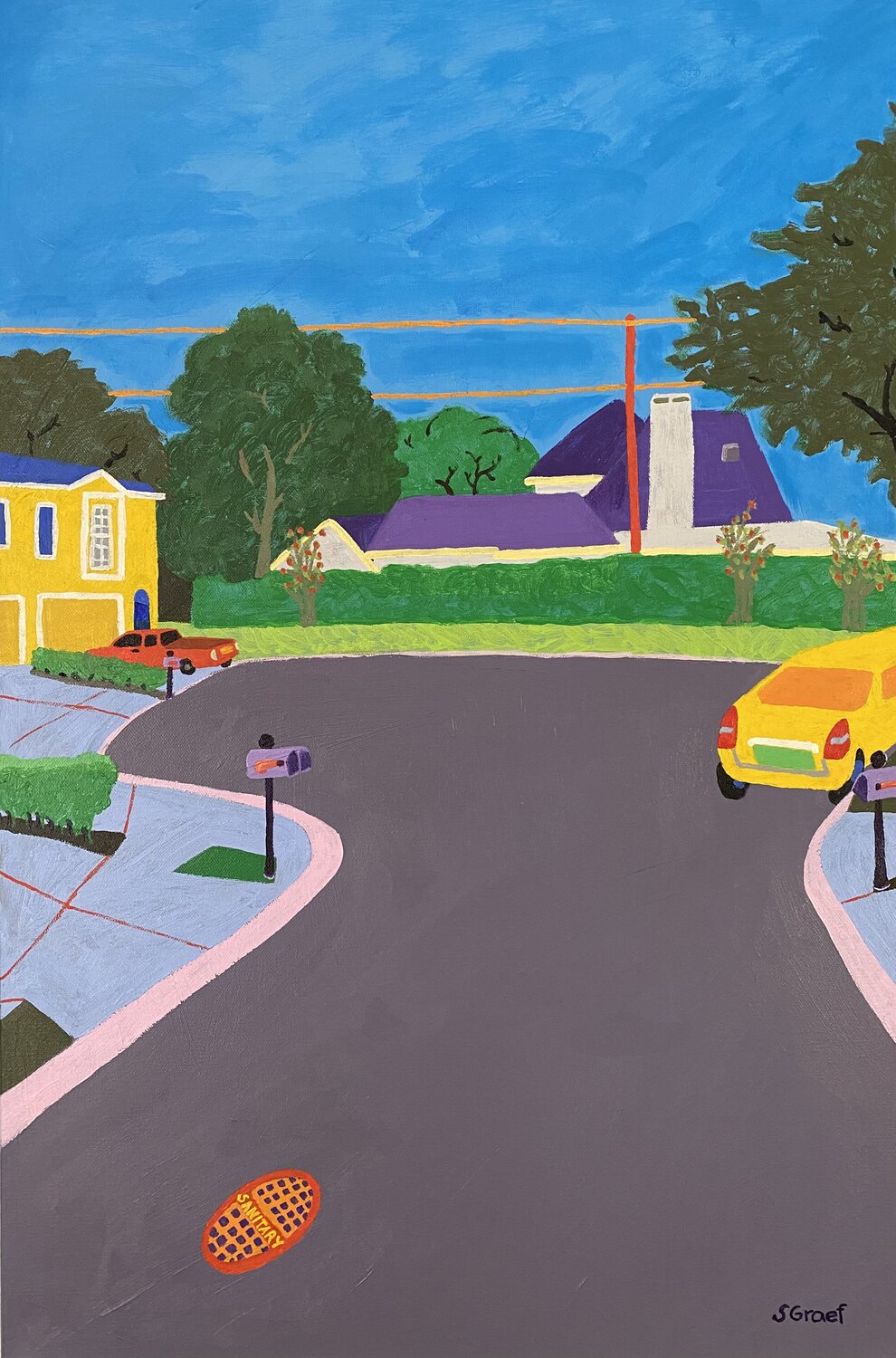 Jacob Court 1 Sue Graef Original painting for sale