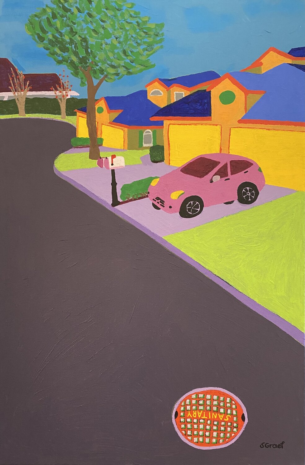 Jacob Court 2 Sue Graef Original painting for sale