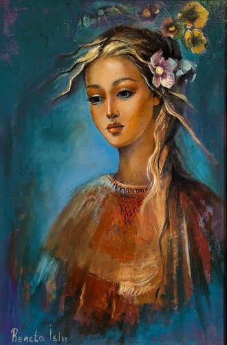" Flora " by Reneta Isin, Painting for Sale on Select