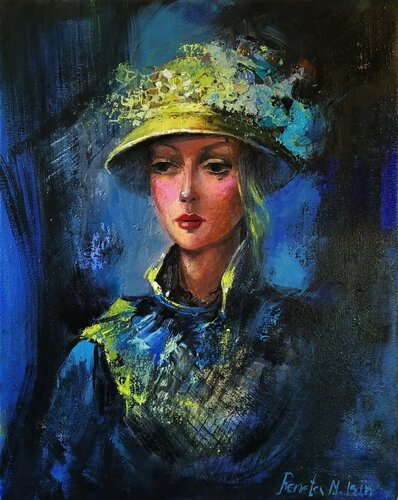 " High Life " V by Reneta Isin, Painting for Sale on Select