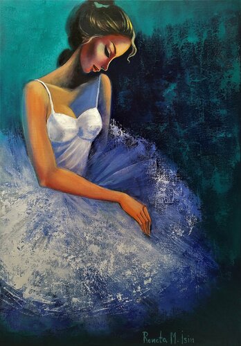 " Ballerina " by Reneta Isin, Painting for Sale on Select