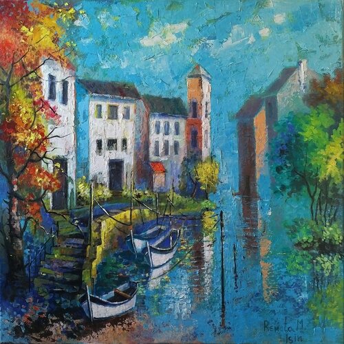 " Sunny morning in Italy " by Reneta Isin, Painting for Sale on Select