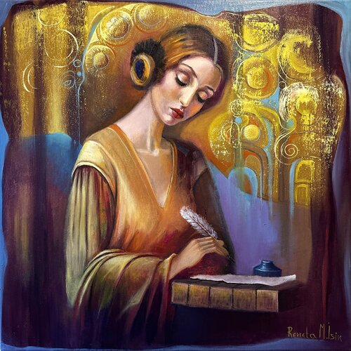 " Letter for you " by Reneta Isin, Painting for Sale on Select