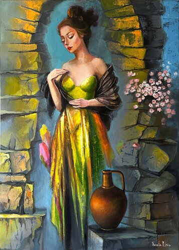 The Secret of Stones by Reneta Isin, Painting for Sale on Select