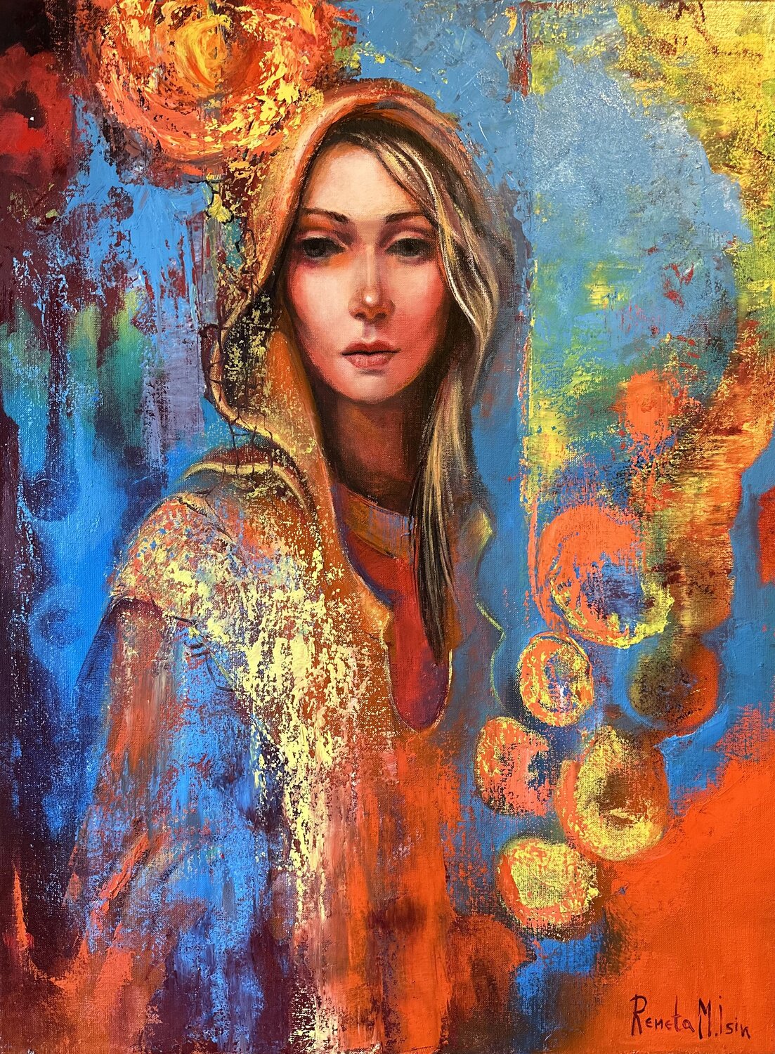 " Color Dance " Reneta Isin Original painting for sale