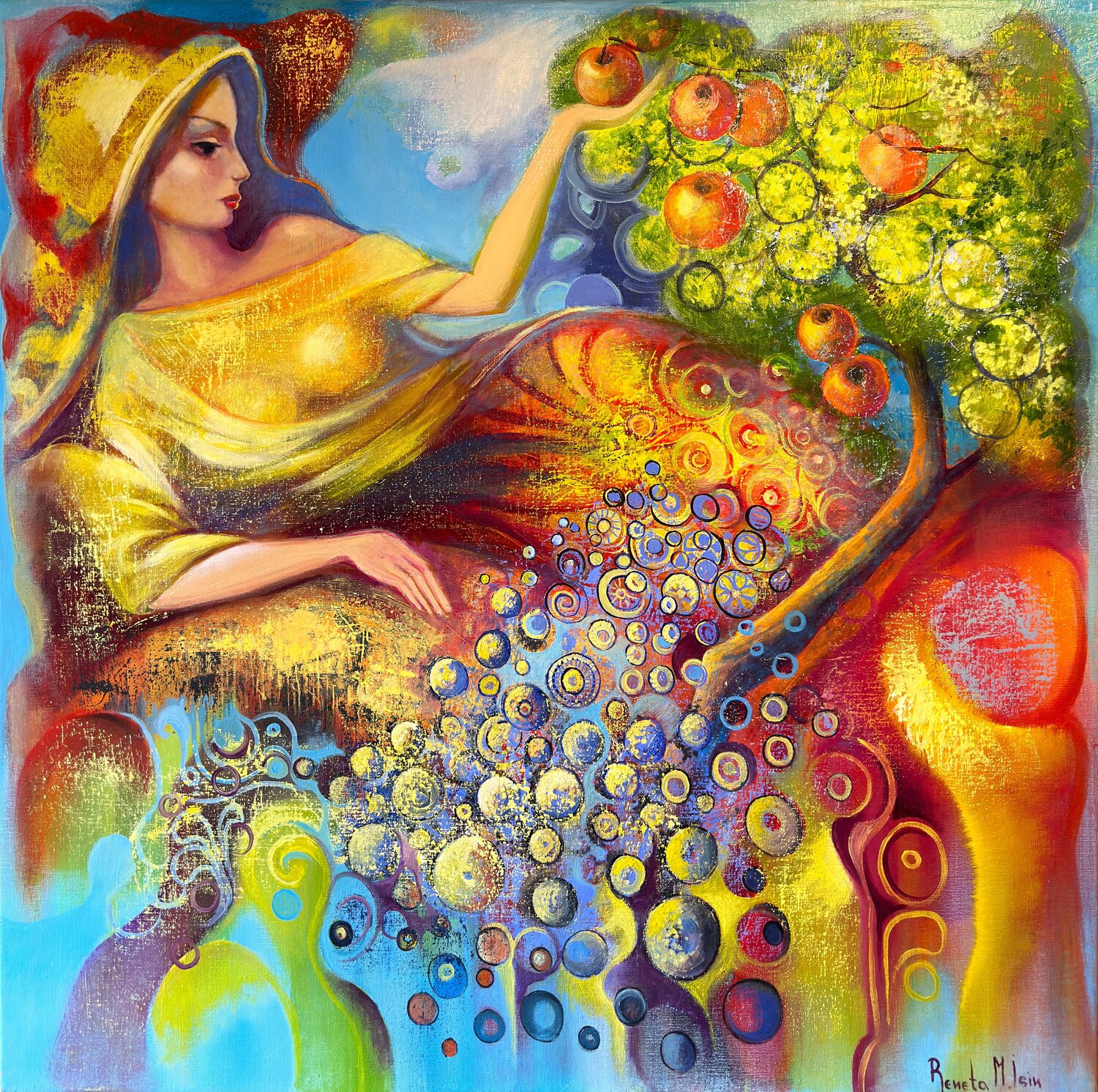 " Fertility " Reneta Isin Original painting for sale