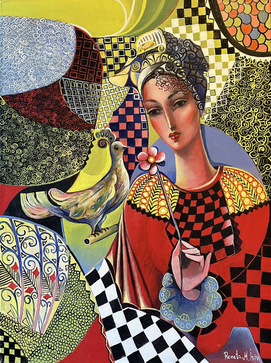 " Color Dream " Reneta Isin Original painting for sale