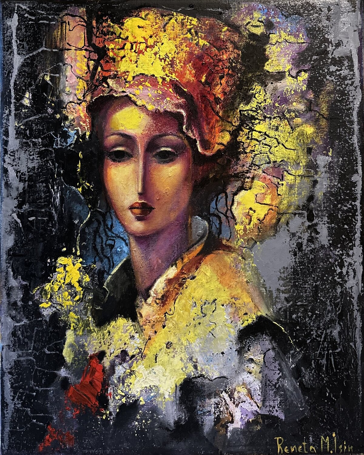 " Mary Poppins " Reneta Isin Original painting for sale