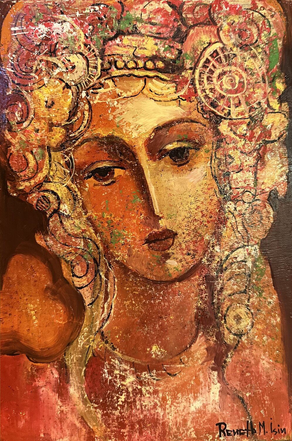 " Forest Queen " Reneta Isin Original painting for sale