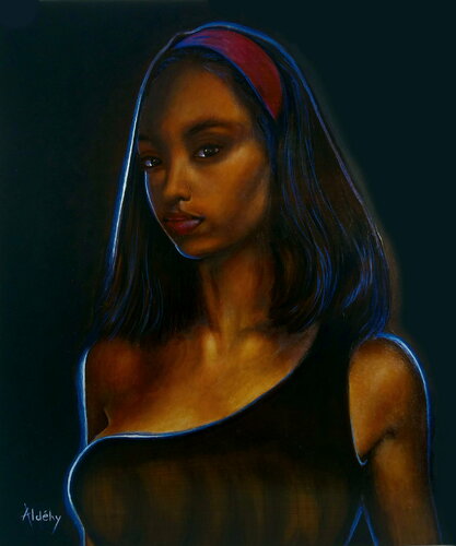 PERLE DE NUIT. by Aldehy, Painting for Sale on Select