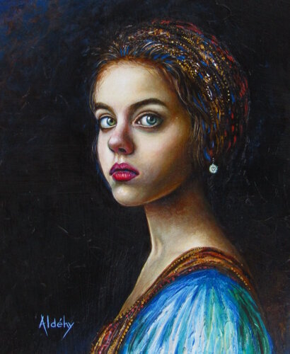Le modèle by Aldehy, Painting for Sale on Select