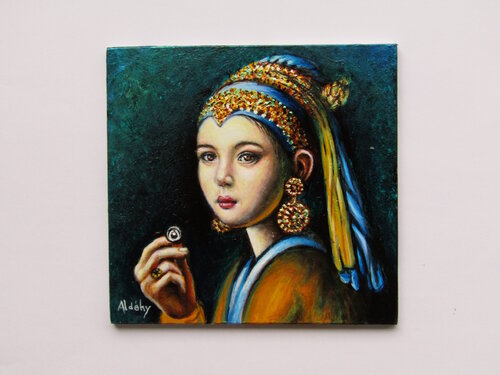 UN AIR D'ORIENT. -   vrai perle ? by Aldehy, Painting for Sale on Select