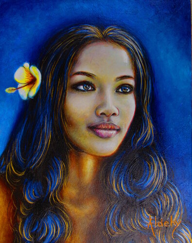 FLEUR DE CIEL by Aldehy, Painting for Sale on Select