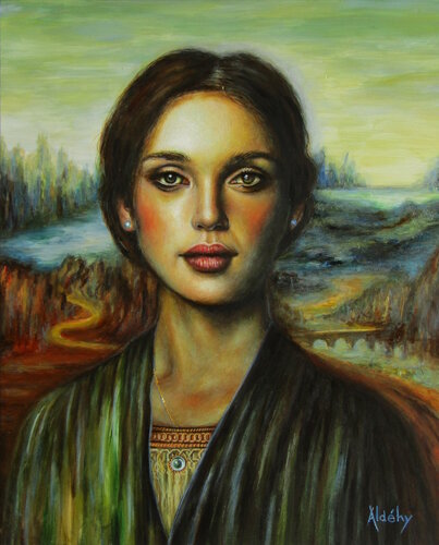 SORTIE DE L'OMBRE - Giula Del Giocondo. by Aldehy, Painting for Sale on Select