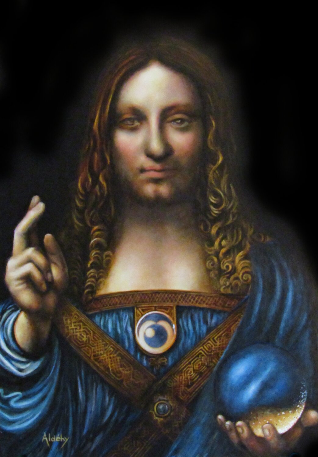 La grande question Aldehy Original painting for sale