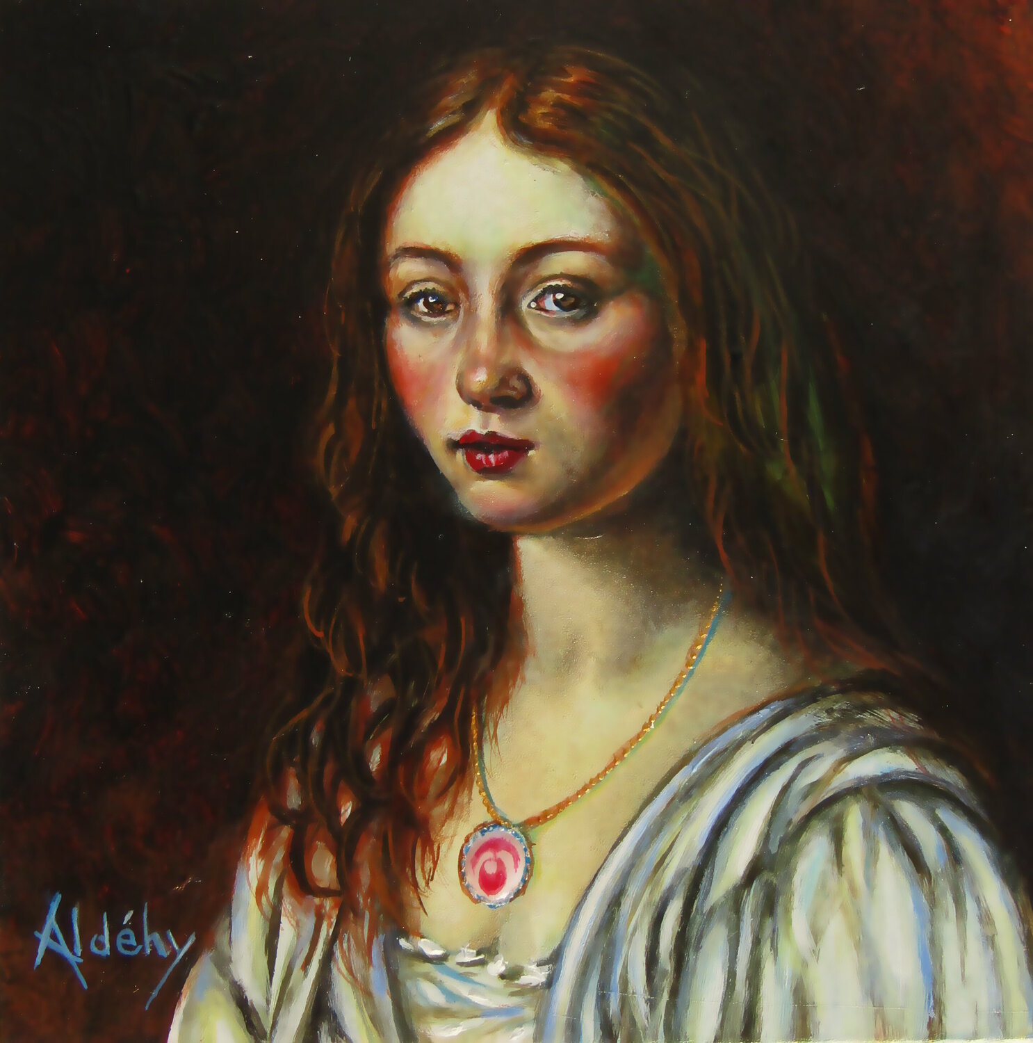LA REINE DES RÊVES Aldehy Original painting for sale