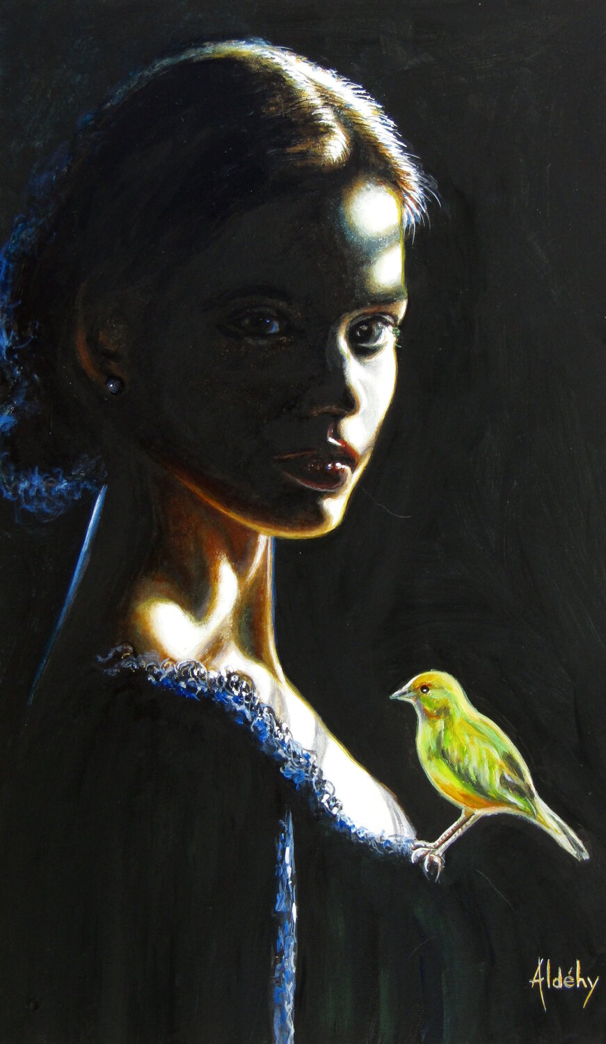 SOIR SEREIN Aldehy Original painting for sale