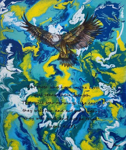 Isaiah 40:31 by Karis Kim, Painting for Sale on Select