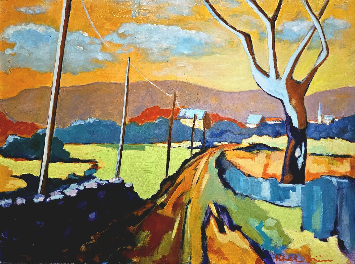 Champs joyeux 10 Patrick Briere Original painting for sale