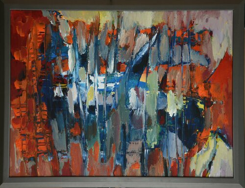 " ABSTRAKT " by Alexander Wotschel, Painting for Sale on Select