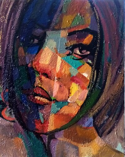 PORTRÄT EINER FRAU by Alexander Wotschel, Painting for Sale on Select